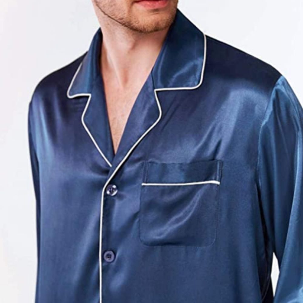 Silk Satin Pyjamas For Men: image 10